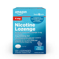 Amazon Basic Care Coated Ice Mint Nicotine Polacrilex Lozenges, 4 mg, Stop Smoking Aid, 120 Count - TrustMedUSA