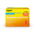 Amazon Basic Care Daytime Cold & Flu Liquid Caps; Cold Care for Daytime Cold and Flu, Orange, 48 Count (Pack of 1) - Maple Wellness Supplements