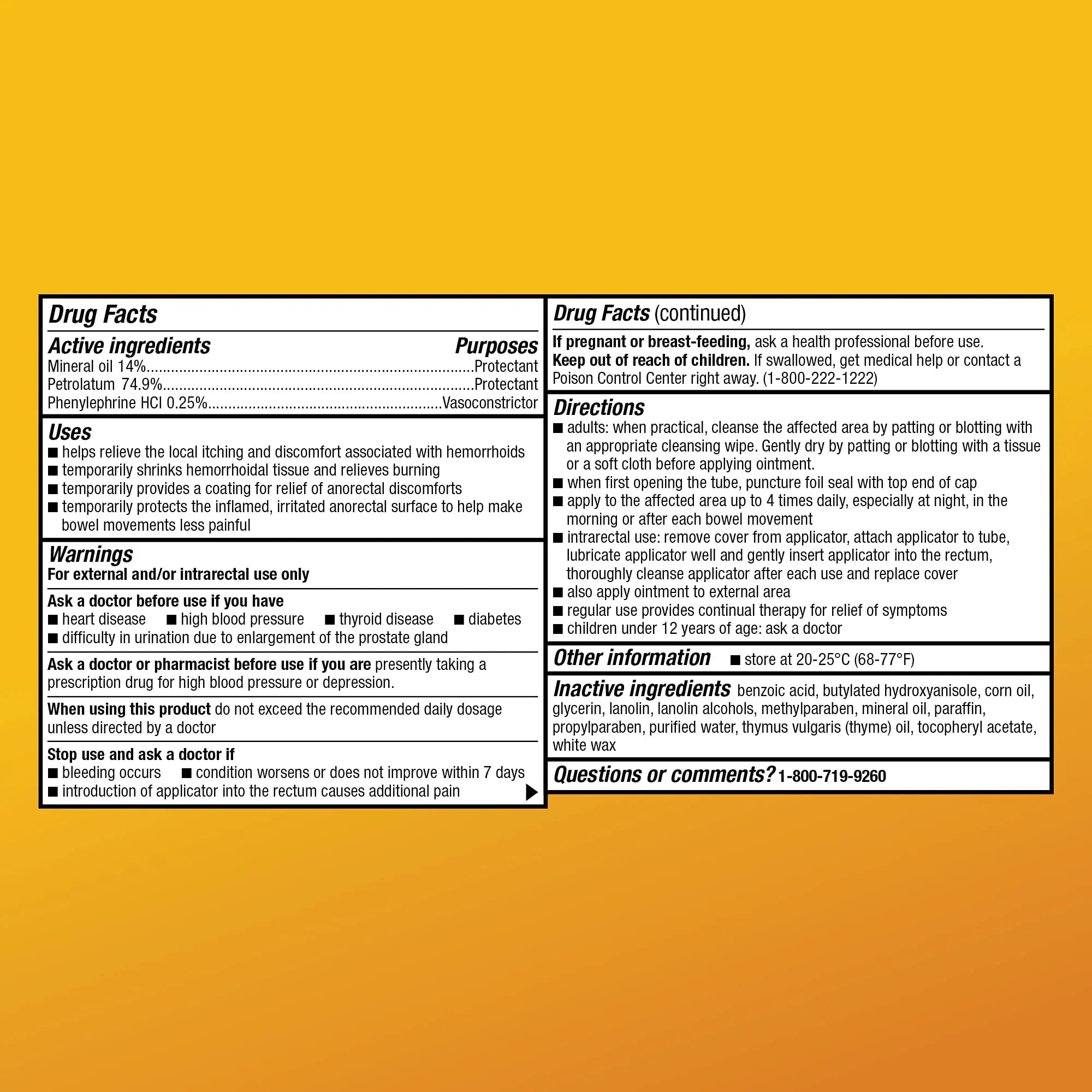 Amazon Basic Care Hemorrhoid Ointment, Fast-Acting Pain Relief, Relieves Burning, Itching, Swelling and Discomfort, 2 ounce (Pack of 1) - TrustMedUSA