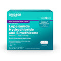 Amazon Basic Care Loperamide Hydrochloride 2 mg and Simethicone 125 mg Tablets, Multi-Symptom Relief, Anti-Diarrheal, Bloating and Cramps, Gas Relief, 24 Count - TrustMedUSA