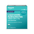 Amazon Basic Care Loperamide Hydrochloride Tablets, 2 mg, Anti-Diarrheal, 24 Count (Pack of 1) - Maple Wellness Supplements