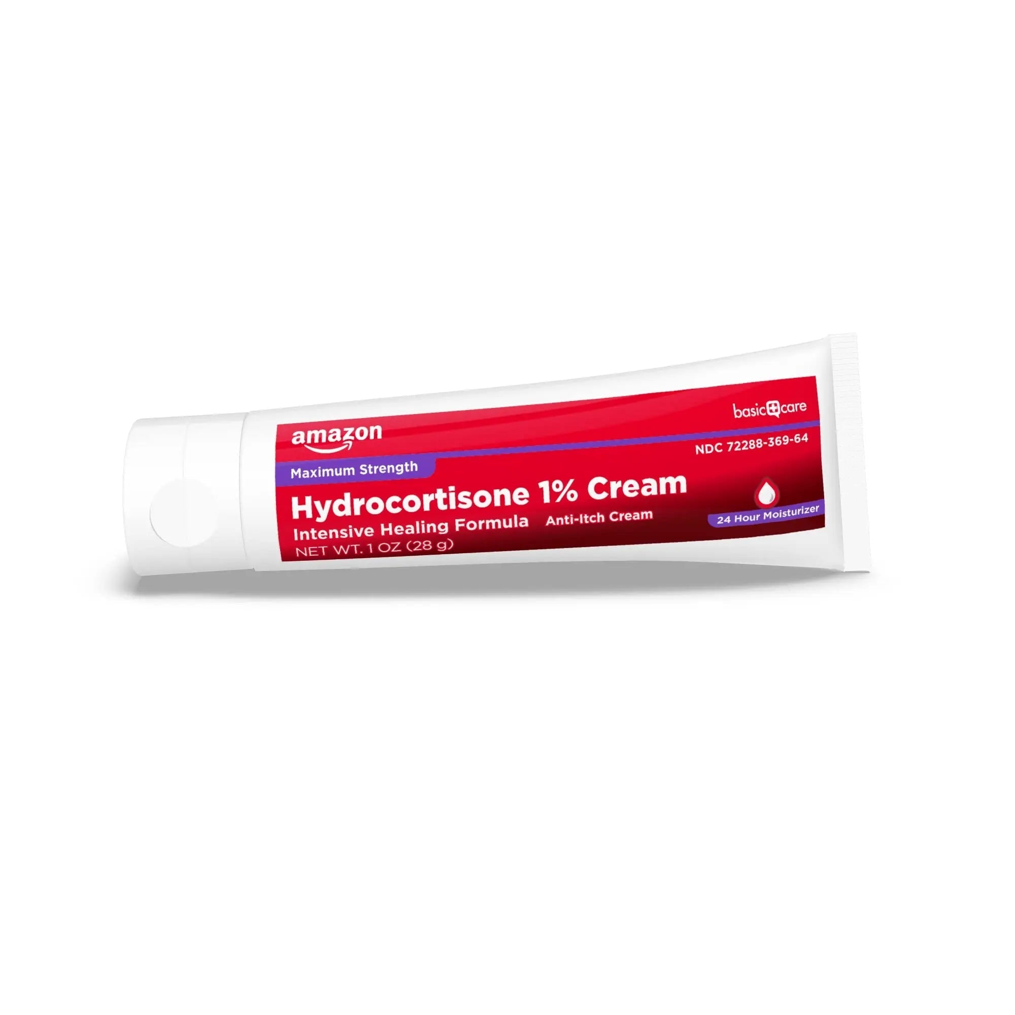 Amazon Basic Care Maximum Strength Anti-Itch Cream, Hydrocortisone 1 Percent Intensive Healing Formula, 1 ounce (Pack of 1) - TrustMedUSA