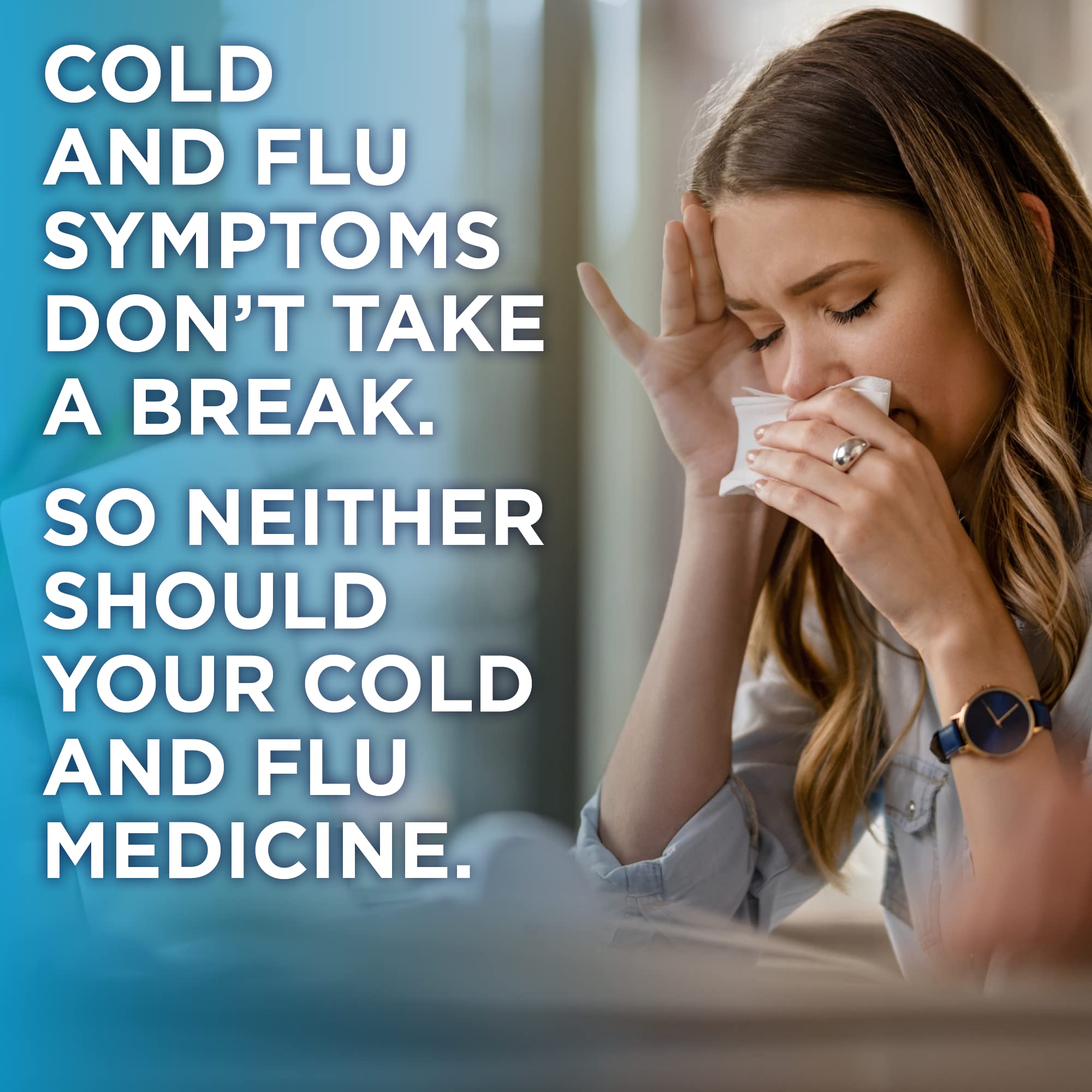 Amazon Basic Care Nighttime Severe Cold and Flu Syrup, Max Strength Liquid Medicine, Multi-Symptom Relief, for Adults and Children 12 Years and Older, Mixed Berry Flavor, 12 fl oz - Maple Wellness Supplements