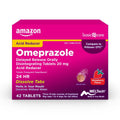 Amazon Basic Care Omeprazole Delayed Release Orally Disintegrating Tablets, 20 mg, Acid Reducer, Strawberry Flavor, 24 Hour Heartburn Medicine, 42 Count - Maple Wellness Supplements