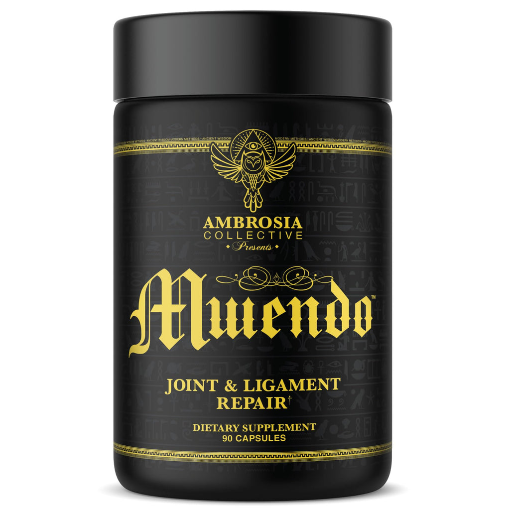 Ambrosia Mwendo - Joint & Ligament Repair | Strengthen Tendons & Increase Soft Tissue Extensibility | Muscle Soreness, & Recovery Time with BioCell Collagen | 90 Veggie Capsules - TrustMedUSA