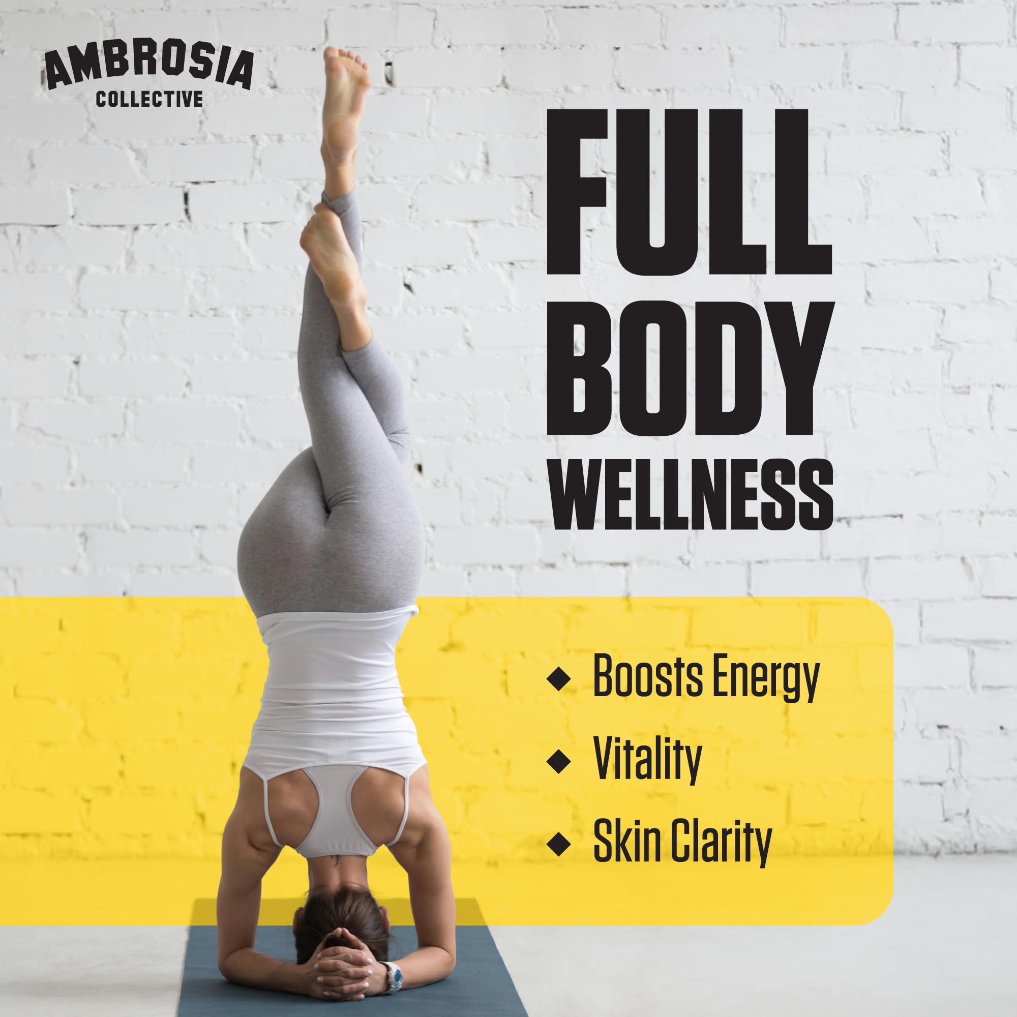 Ambrosia Superfood Organ & Cycle Support Powder | Liver & Kidney Support with Milk Thistle, Red Yeast Rice & CoQ10 | 13 Superfood Ingredients | 30 Servings | Honey Lemon - TrustMedUSA
