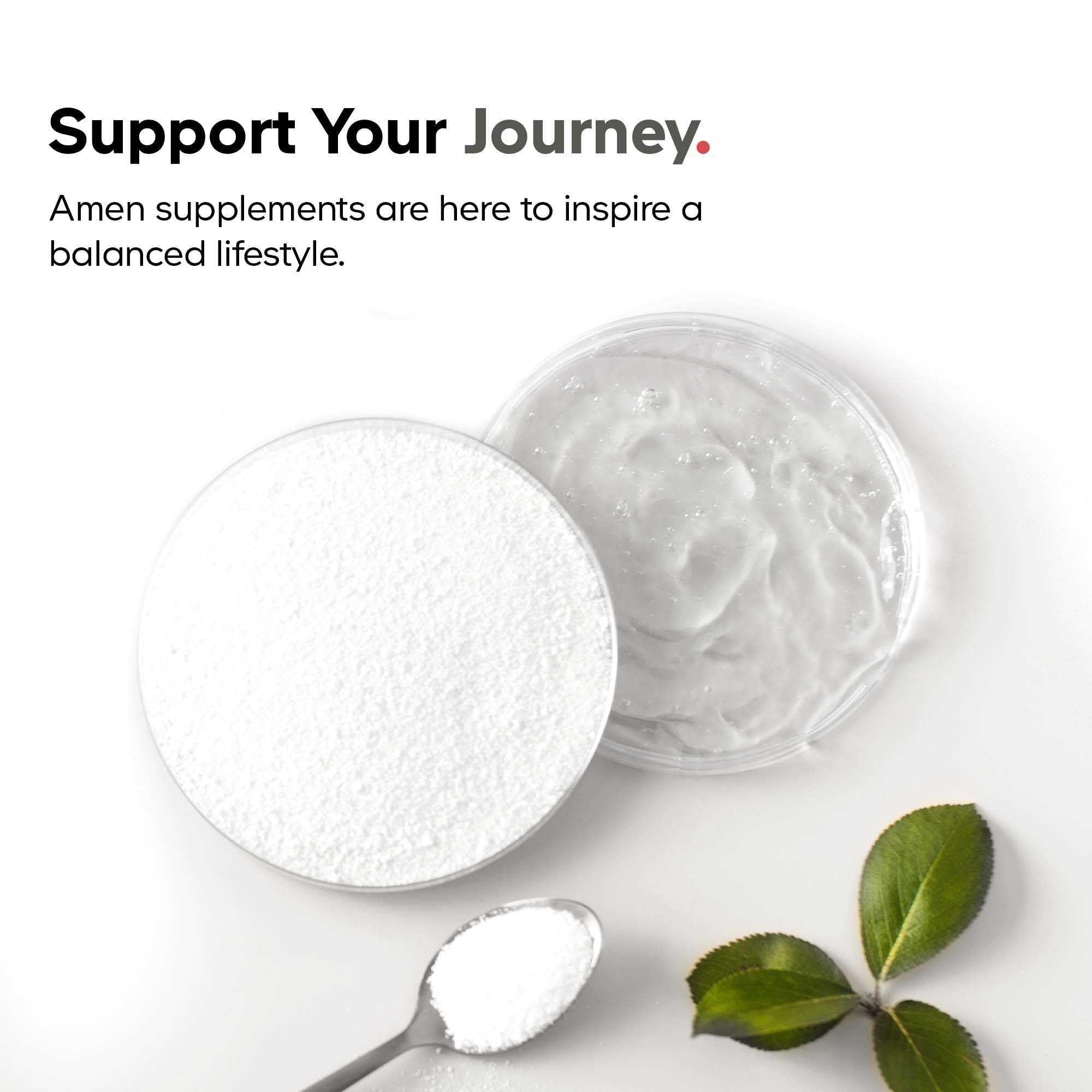 Amen Sea Moss Supplement - 1000mg Organic Irish Sea Moss, Bladderwrack, Burdock - Vitamin C, Aloe Vera, Black Pepper - Seaweed Superfood, Vitamins, Minerals, and Antioxidants - Non-GMO - 90 Capsules - TrustMedUSA