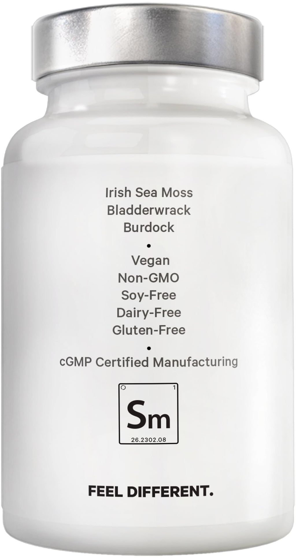 Amen Sea Moss Supplement - 1000mg Organic Irish Sea Moss, Bladderwrack, Burdock - Vitamin C, Aloe Vera, Black Pepper - Seaweed Superfood, Vitamins, Minerals, and Antioxidants - Non-GMO - 90 Capsules - TrustMedUSA