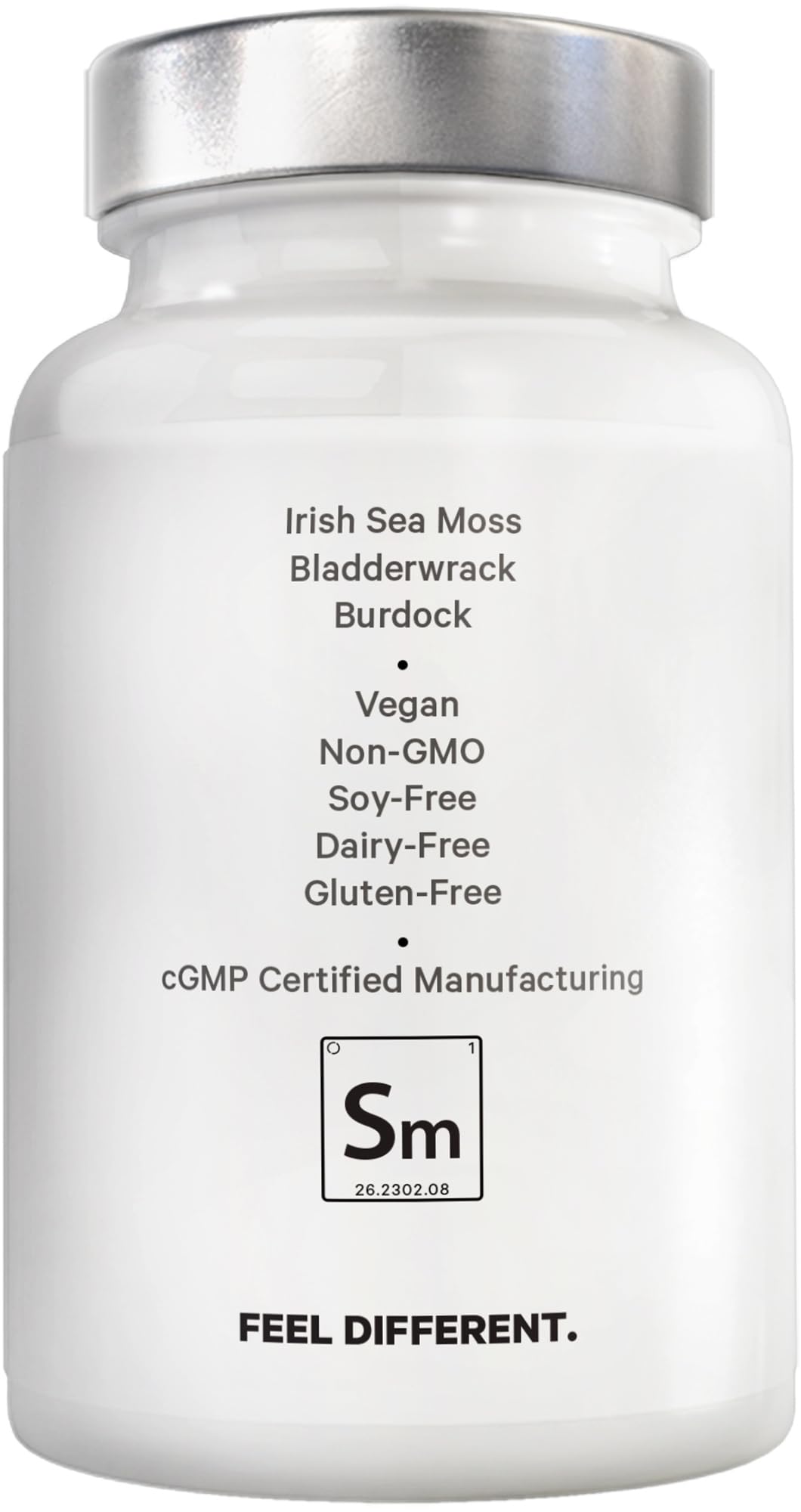 Amen Sea Moss Supplement - 1000mg Organic Irish Sea Moss, Bladderwrack, Burdock - Vitamin C, Aloe Vera, Black Pepper - Seaweed Superfood, Vitamins, Minerals, and Antioxidants - Non-GMO - 90 Capsules - TrustMedUSA