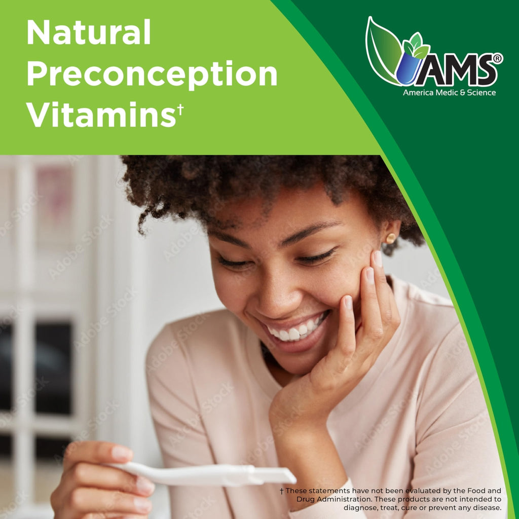 America Medic & Science WFS Plus Fertility Supplements for Women (90 Capsules) Supports Ovulatory Health | Natural Preconception Vitamins, Reproductive Aid, with D-Chiro Inositol, DHA |15-Day Supply. - TrustMedUSA