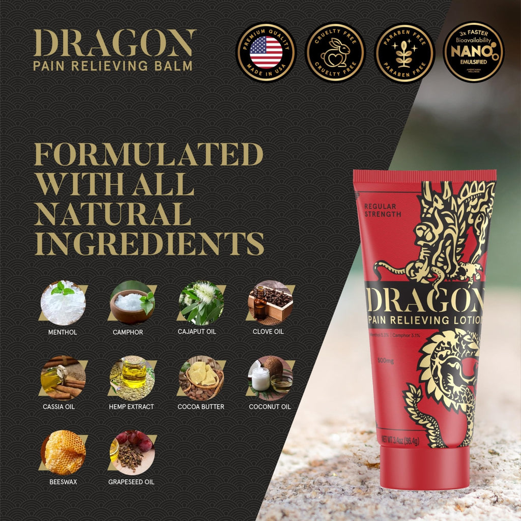 Americanna Wellness Dragon Lotion 3.4oz Regular Red - TrustMedUSA