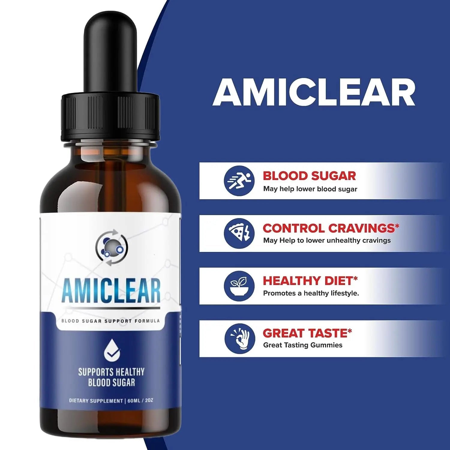Amiclear Healthy Support Supplement,Amiclear Drops, Advanced Formula Ami Clear Drops - TrustMedUSA