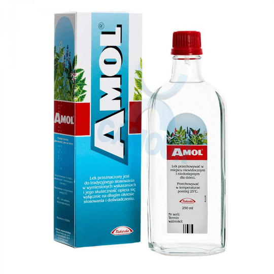 Amol Herbal Based Tonic Internal & External Oral Fluid Skin Care Liquid 250ml - TrustMedUSA
