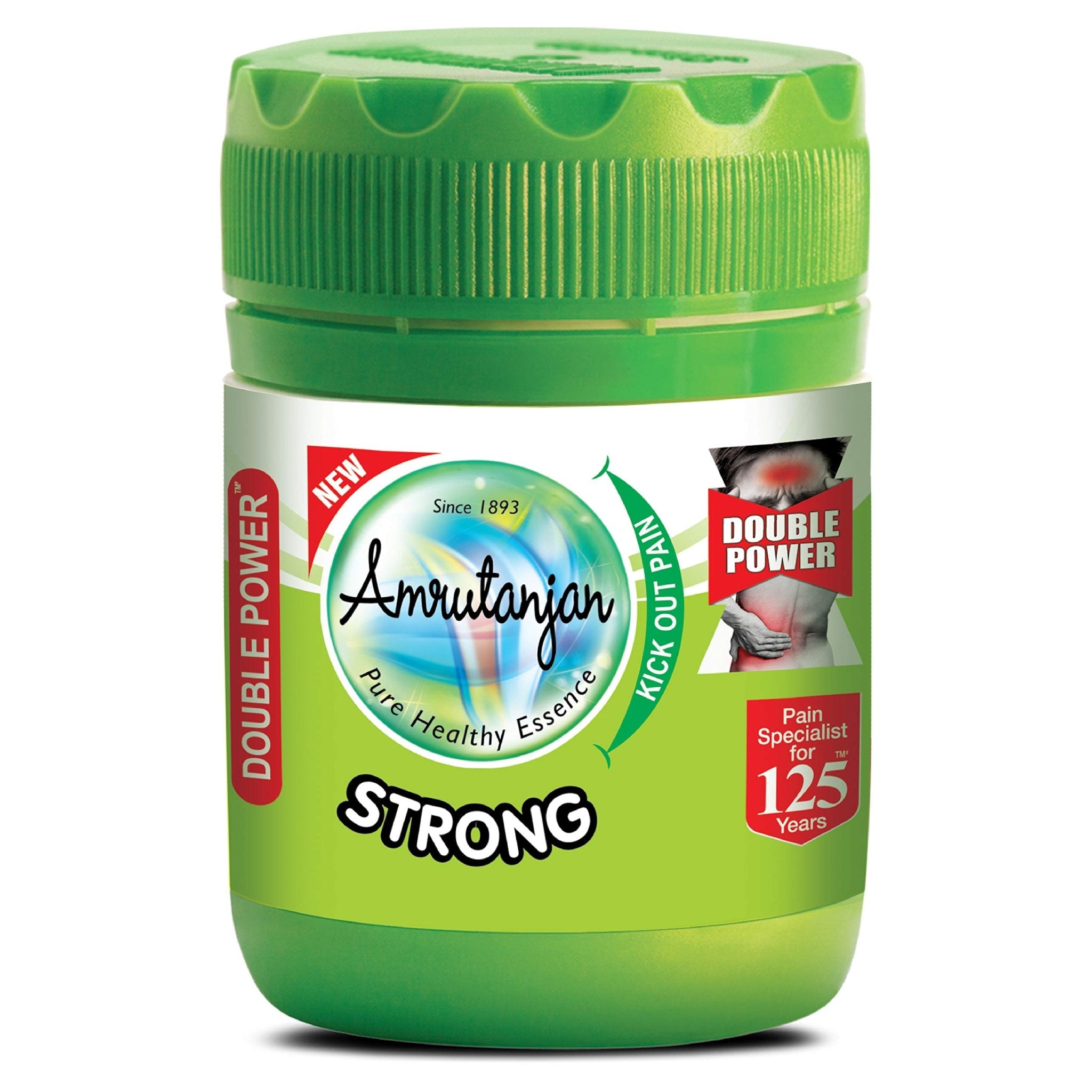 Amrutanjan Strong Pain Balm Double Power - 50ml - TrustMedUSA
