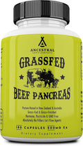Ancestral Supplements Grass Fed Pancreas — Digestive, Proteolytic Enz - TrustMedUSA