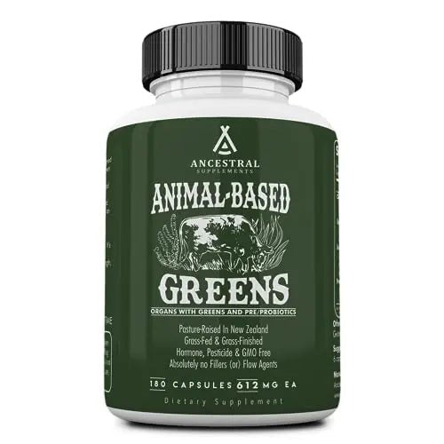 Ancestral Supplements Greens Powder Capsules, Organic Superfood - TrustMedUSA