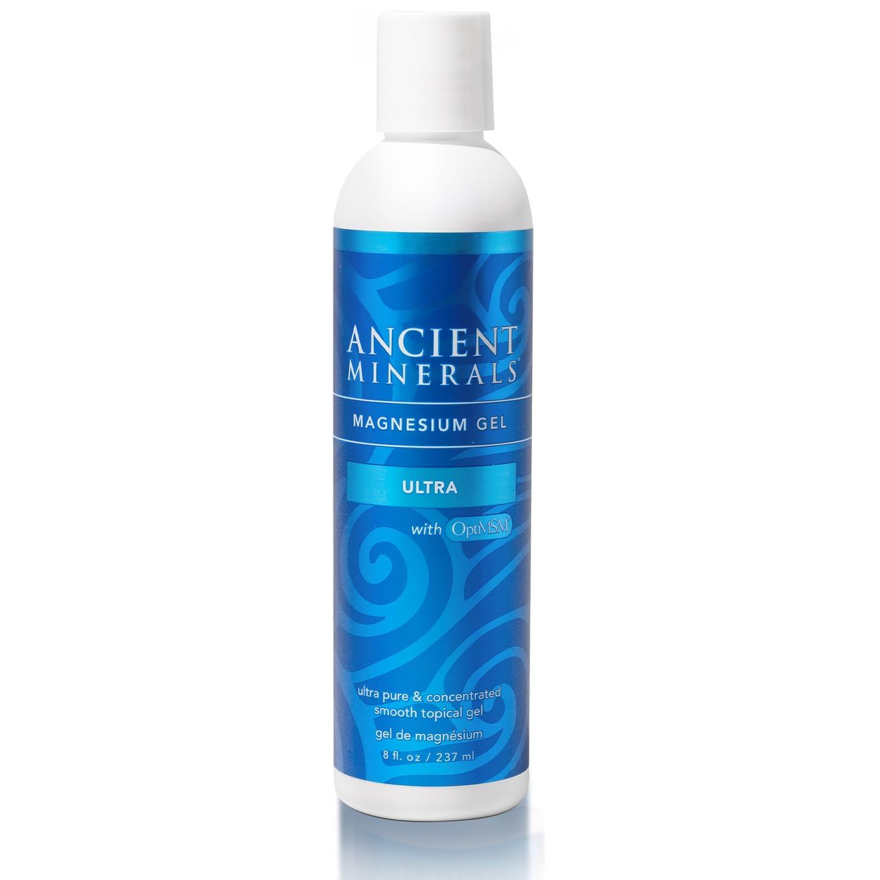 Ancient Minerals Magnesium Gel Ultra with OptiMSM and Aloe Vera - Topical Magnesium Gel Formula with MSM Best Used for Massage and Topical Application (8oz) - TrustMedUSA