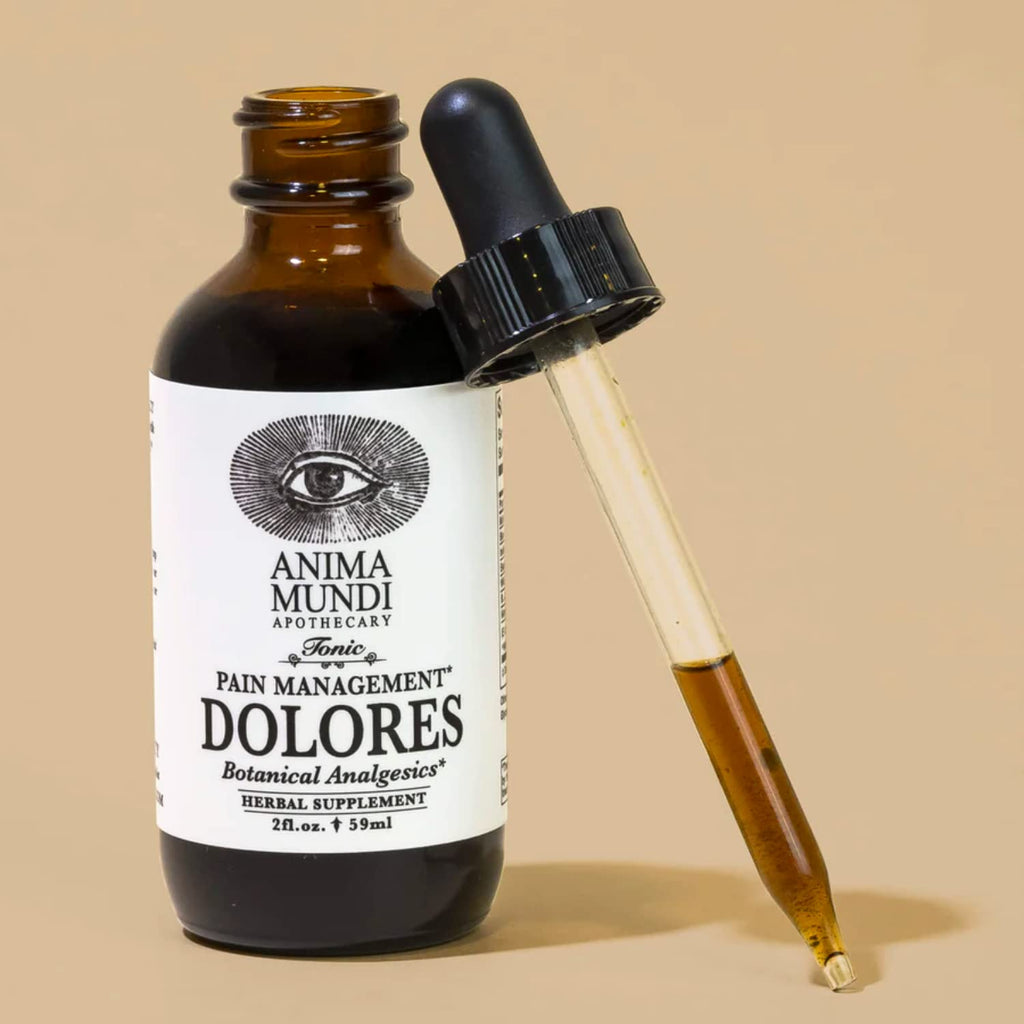 Anima Mundi Apothecary Dolores Tonic - Herbal Pain Management Supplement - Liquid Drops for Pain Management Support (2oz / 59ml) - TrustMedUSA