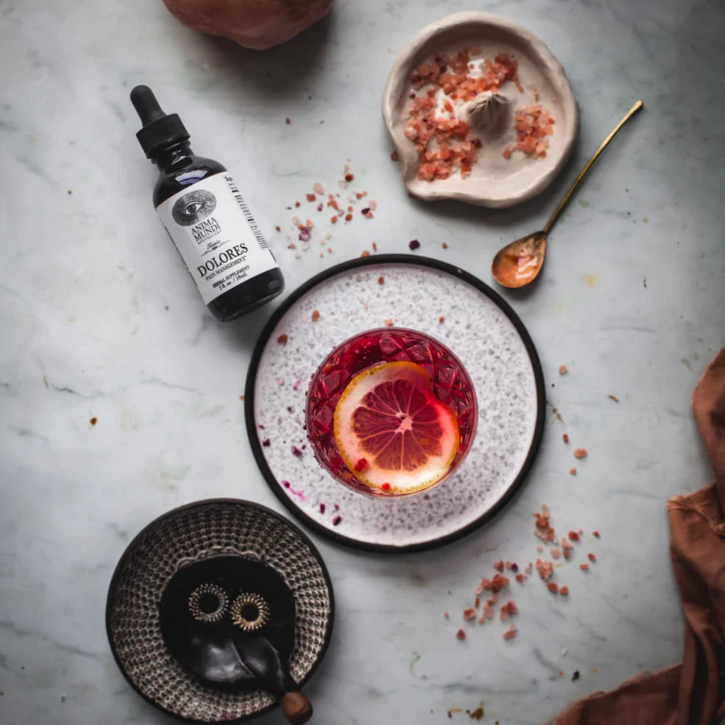 Anima Mundi Apothecary Dolores Tonic - Herbal Pain Management Supplement - Liquid Drops for Pain Management Support (2oz / 59ml) - TrustMedUSA