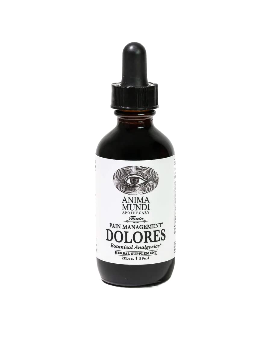 Anima Mundi Apothecary Dolores Tonic - Herbal Pain Management Supplement - Liquid Drops for Pain Management Support (2oz / 59ml) - TrustMedUSA