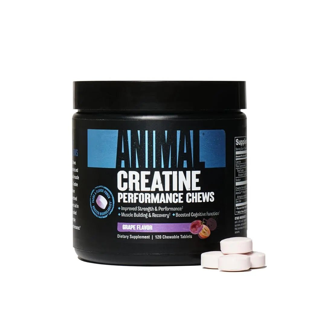 Animal Creatine Chews Tablets - Enhanced Creatine Monohydrate with AstraGin - TrustMedUSA