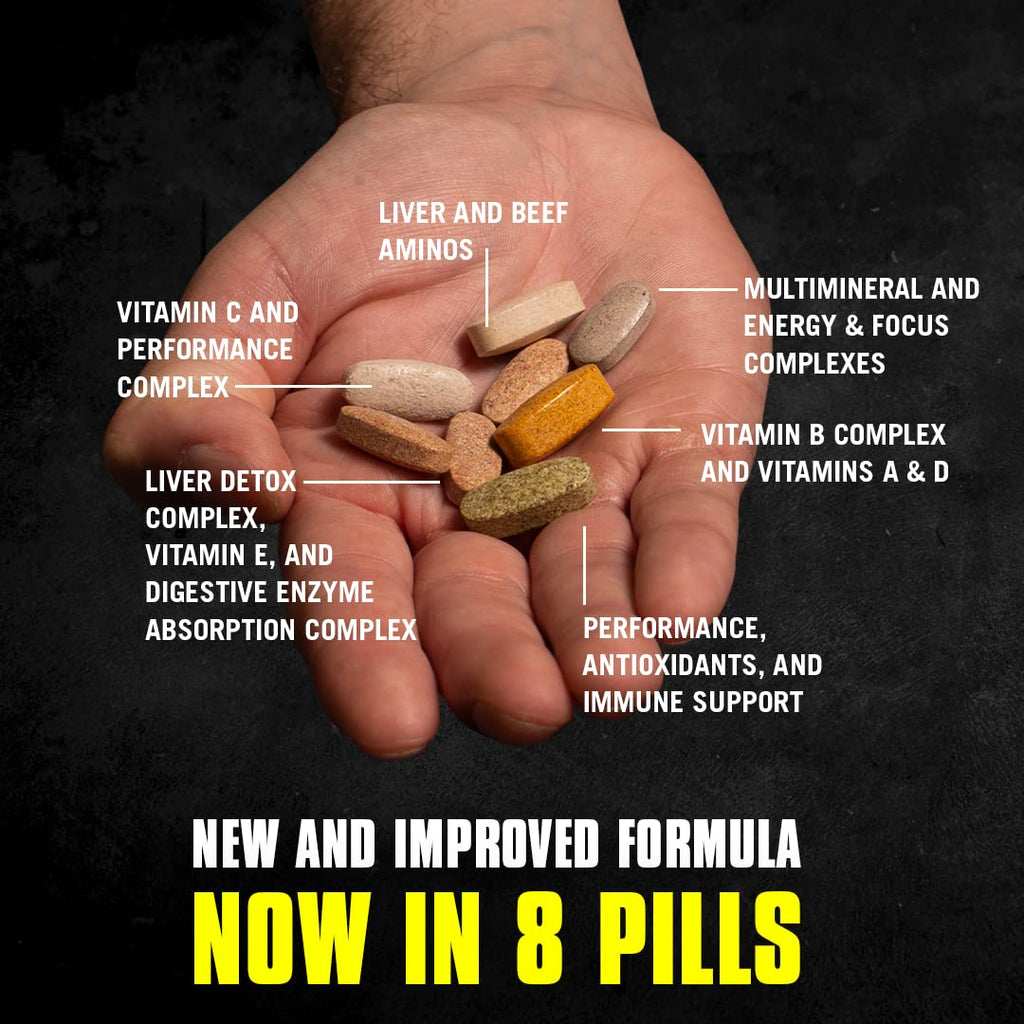 Animal Pak - Convenient Multivitamin for Men & Women Daily All-in-One Vitamin & Supplement Pack - Zinc, Vitamins C, B, D, Amino Acids, and Immune Support - Sports Nutrition Performance - 44 Count - TrustMedUSA