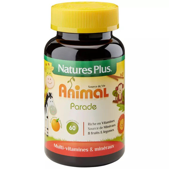Animal Parade - Source of Life Child - Orange Flavor - Nature's Plus x60 Tabs - TrustMedUSA