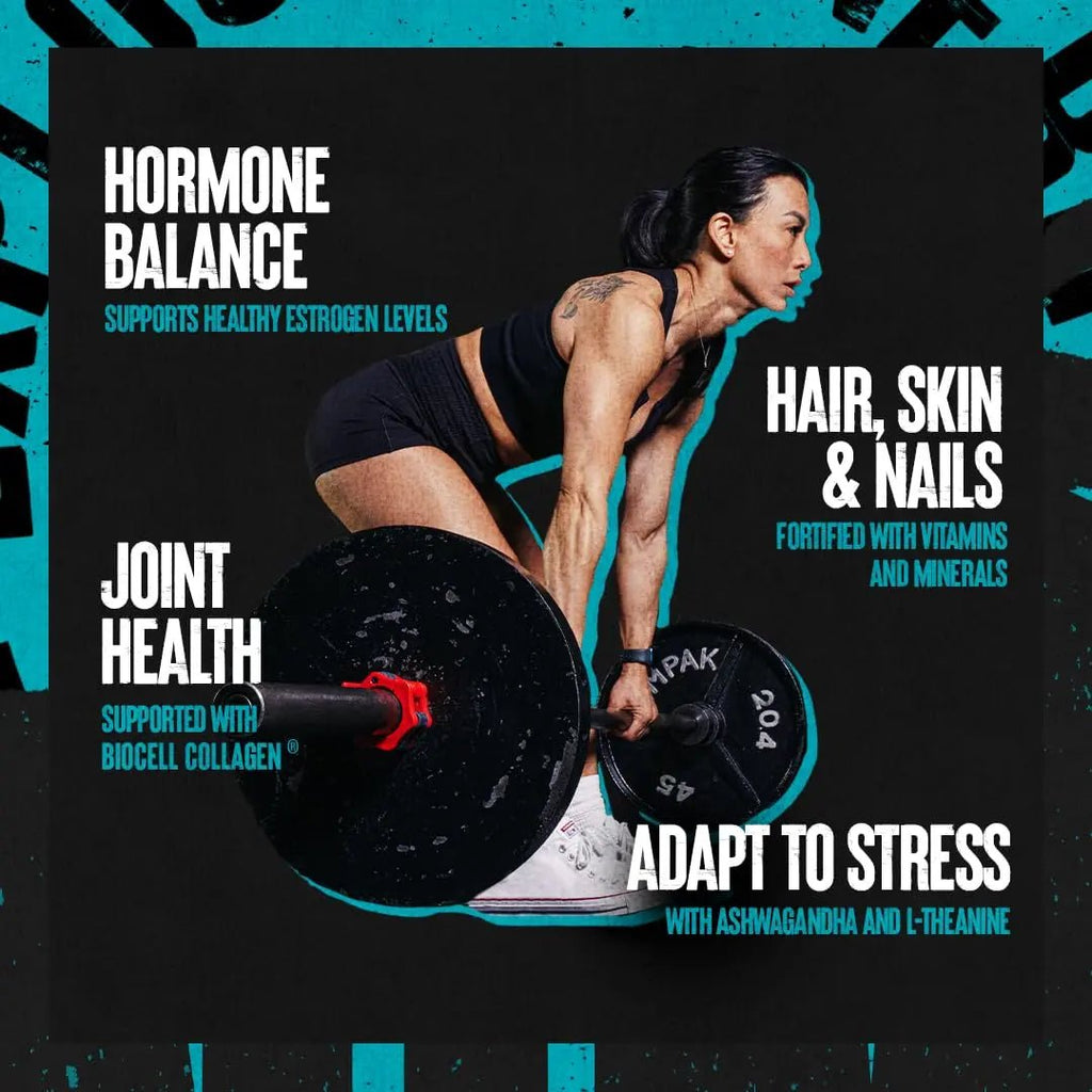Animal Power Balance – Women's Alpha F Comprehensive Formula – Supports Hormonal Balance, Complexion, Hair, Nails, Mood and Stress, Intestinal Health, & Bone and Joint Health – 30 Packs - TrustMedUSA