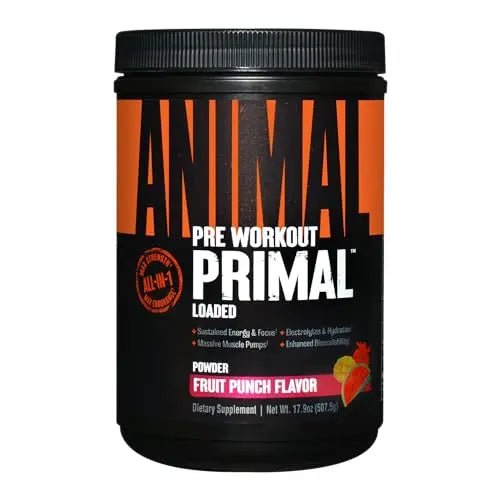 Animal Primal Muscle Hydration + Preworkout Powder – Contains Beta Alanine, 3DPump - TrustMedUSA