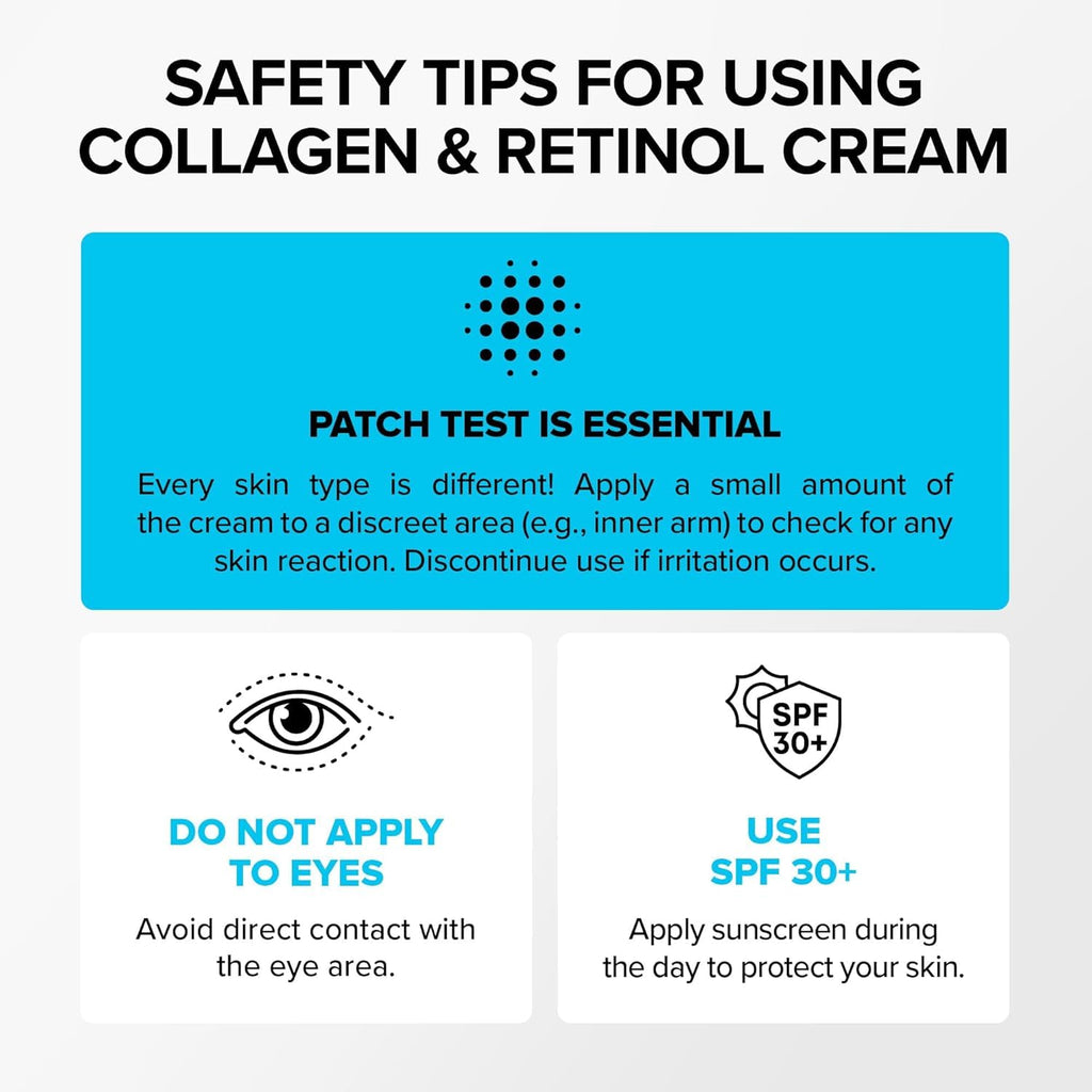 Anti-Aging Face Moisturizer with Retinol, Collagen & Hyaluronic Acid - Made in USA - Moisturizer Face Cream for Women & Men - Firming & Hydrating Neck Cream - Day & Night Skin Care - 1.7 fl oz - Maple Wellness Supplements