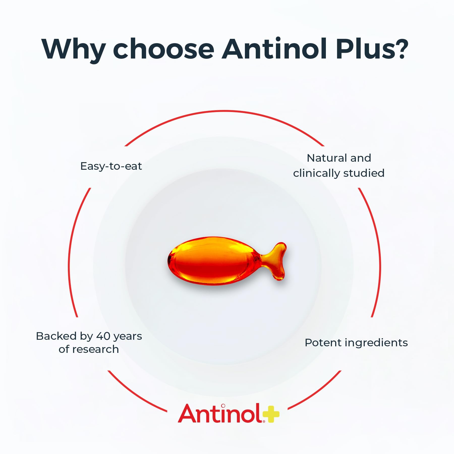 Antinol Plus, Mobility, Hip, and Joint Supplement for Cats, Green-Lipped Mussels and Krill Oil - Cat Joint Supplement, 30 Soft Gels - TrustMedUSA
