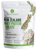 Antler Farms - 100% Grass Fed New Zealand Whey Protein Isolate, Unflavored, 30 Servings - TrustMedUSA