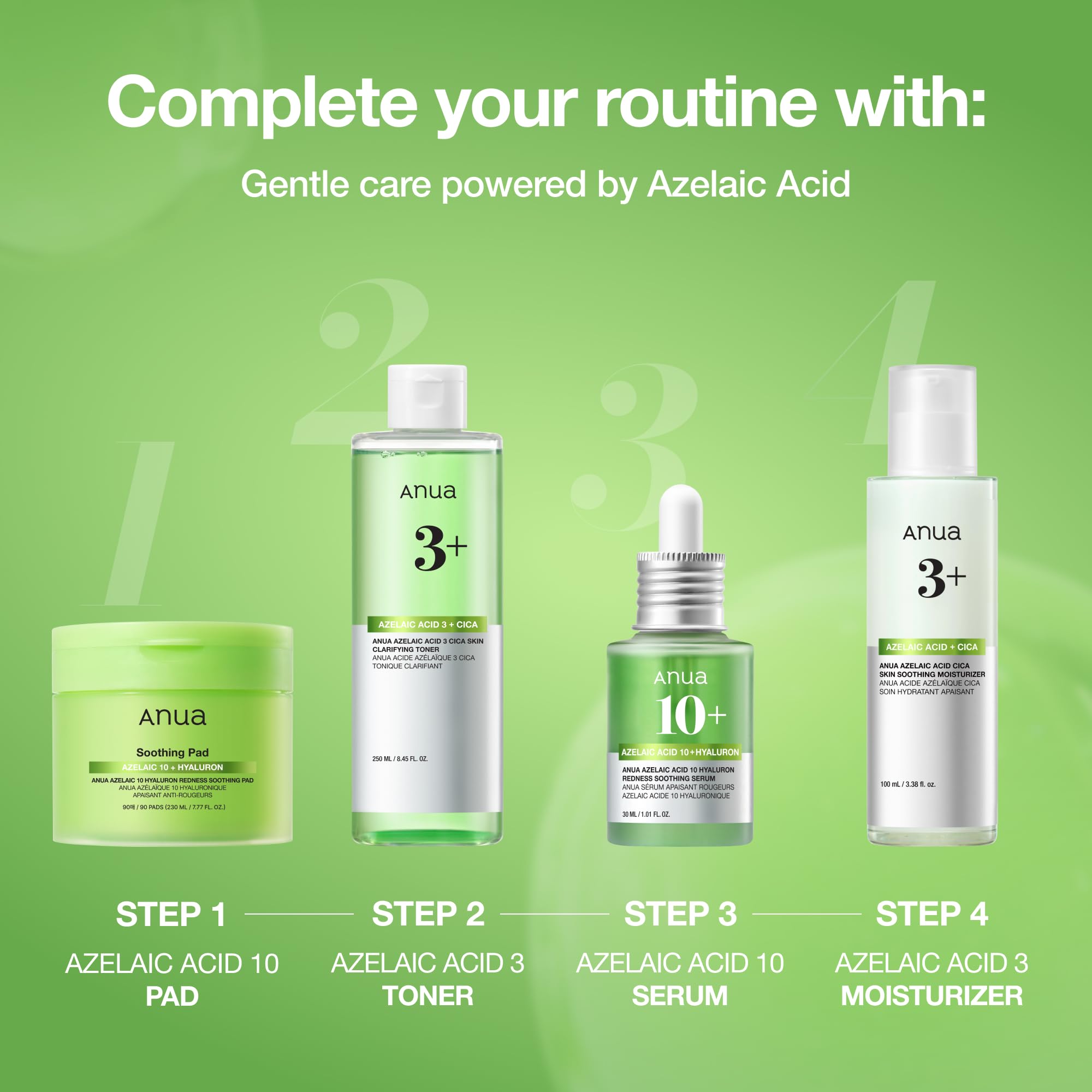 Anua Azelaic Acid 10 Hyaluron Redness Soothing Serum, Facial Serum for Blemish-Prone & Oily-Prone Skin - Maple Wellness Supplements