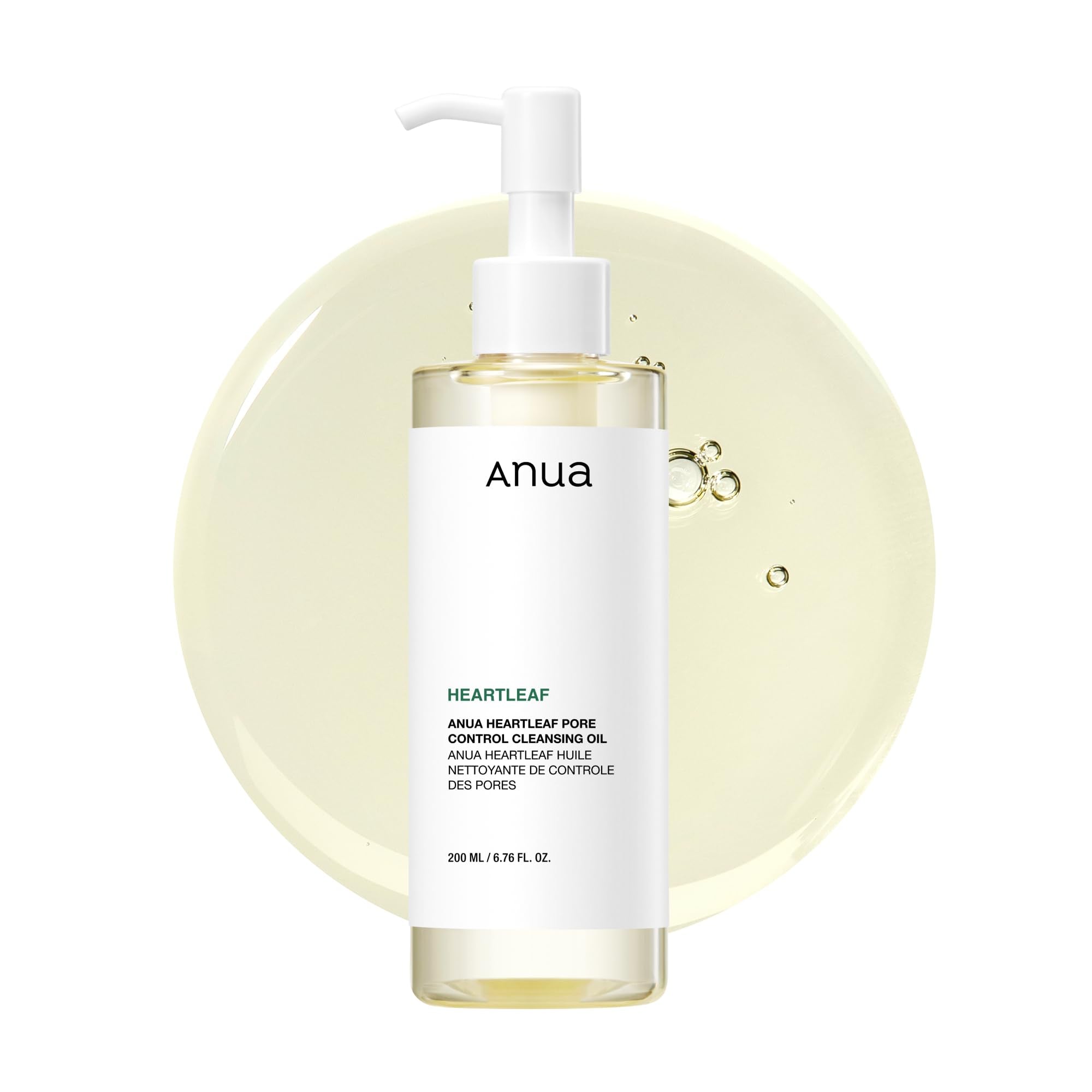 Anua Heartleaf Pore Control Cleansing Oil, Pore Cleanser, Sebum Care, Gentle Melting Oil Cleanser for Face, Safe For All Skin Type - Maple Wellness Supplements