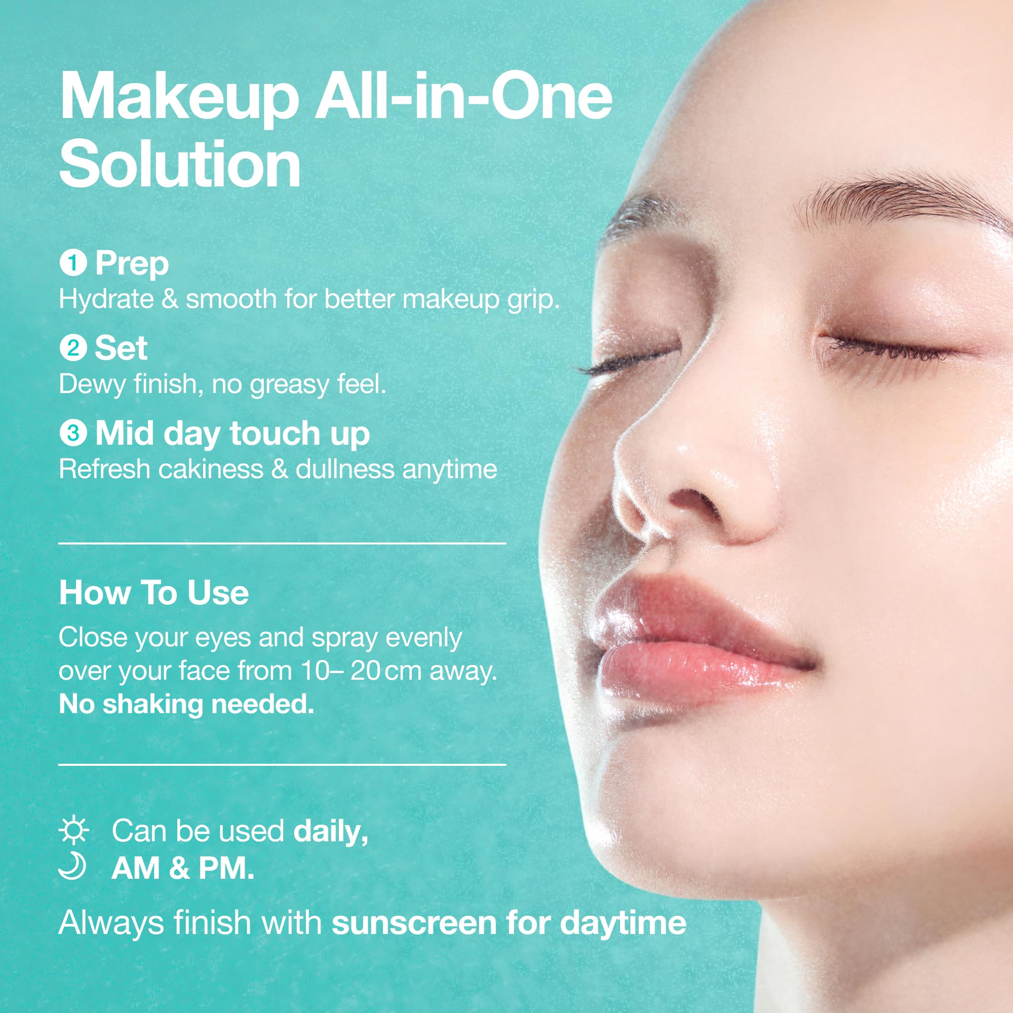 ANUA PDRN Collagen Glow Facial Serum Spray, Hydrating Face Mist, Hyaluronic Acid - Maple Wellness Supplements