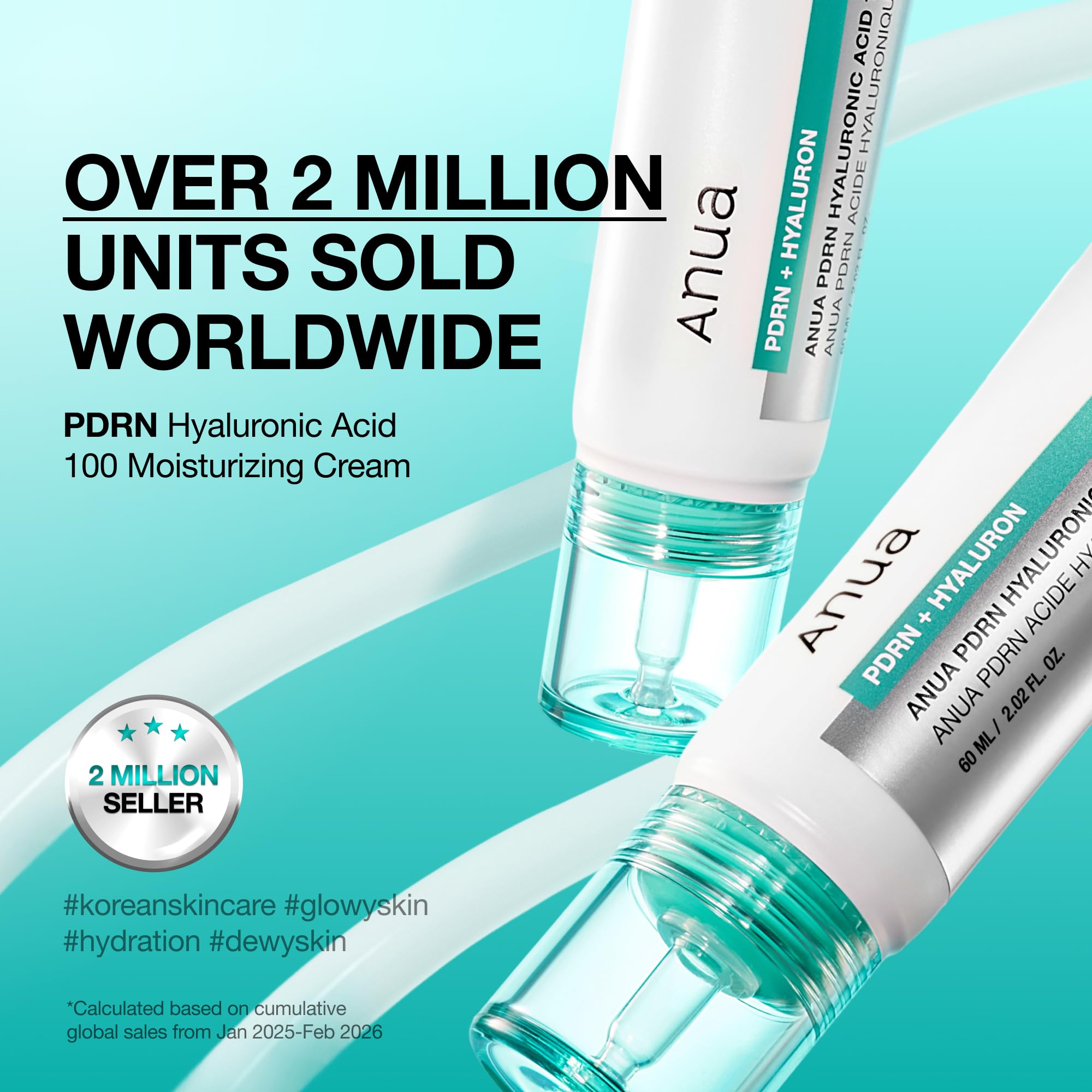 Anua PDRN Hyaluronic Acid 100 Moisturizing Cream, Lightweight, Non-Greasy Hydrating Face Moisturizer with Salmon DNA - TrustMedUSA
