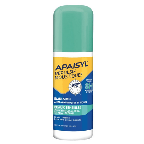 Apaisyl mosquito repellent spray for sensitive skin 90 ml - Maple Wellness Supplements