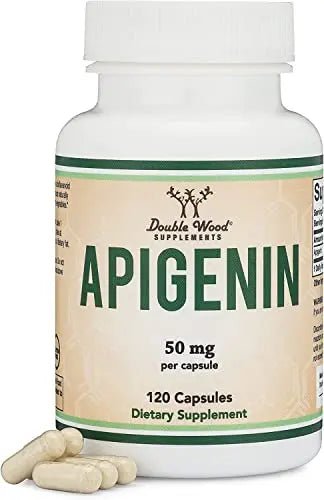 Apigenin Supplement - 50mg per Capsule, 120 Count (Powerful Bioflavonoid Found - TrustMedUSA