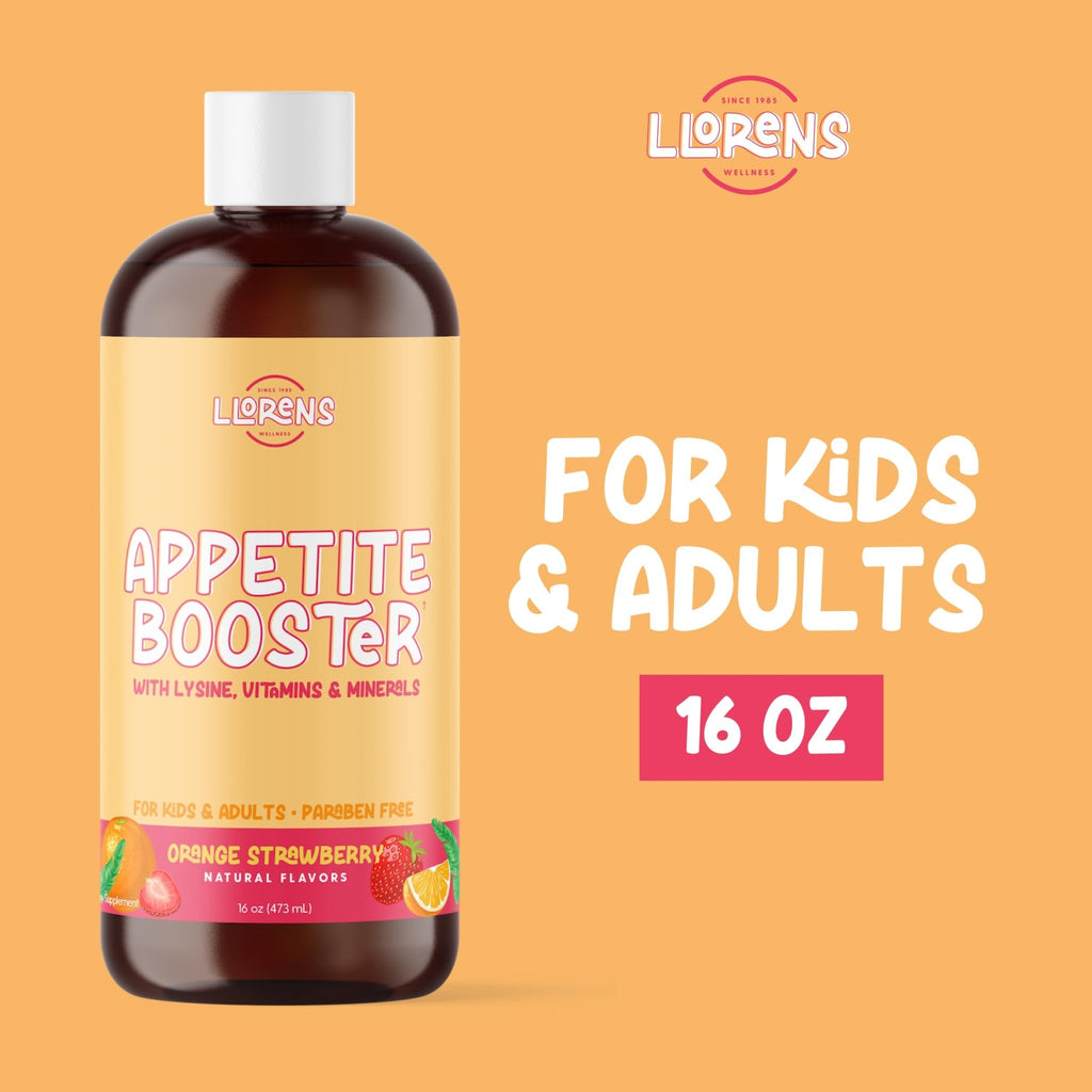 Appetite Booster Weight Gainer for Kids, 16 Fl Oz, Natural Orange Strawberry By Llorens Wellness - TrustMedUSA