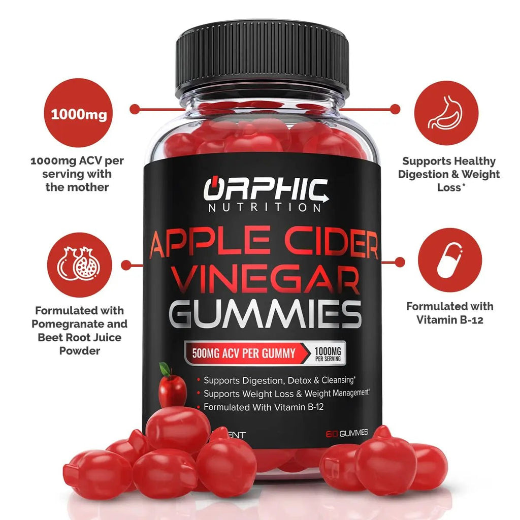 Apple Cider Vinegar Gummies - 1000mg - Formulated to Support Weight - TrustMedUSA