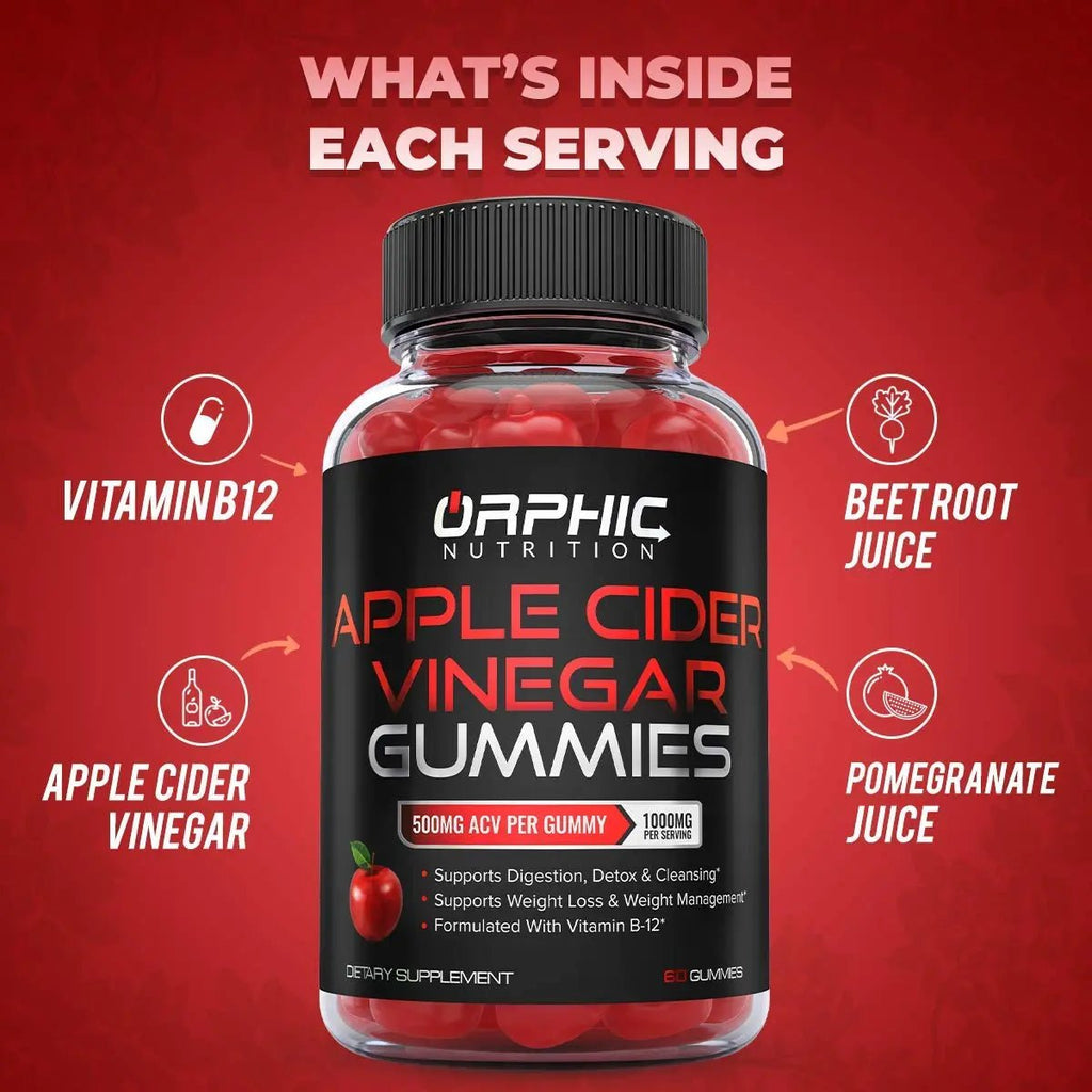 Apple Cider Vinegar Gummies - 1000mg - Formulated to Support Weight - TrustMedUSA