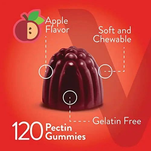 Apple Cider Vinegar Gummies 1,000mg Plus Ginger, ACV with The Mother, Detox Cleanse - TrustMedUSA
