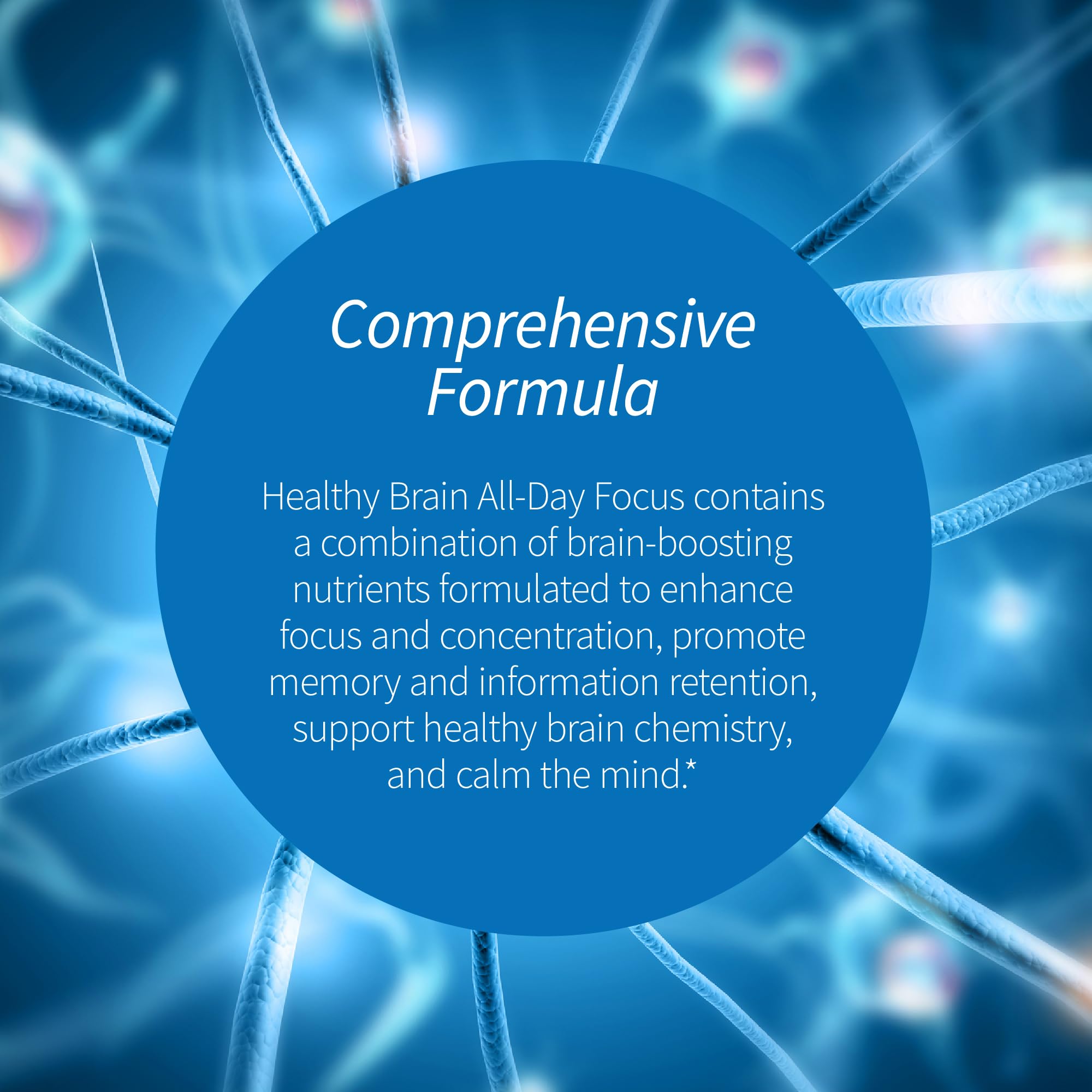 Applied Nutrition Healthy Brain All-Day Focus - 50 Tablets - Powerful 3-in-1 Brain Booster with Turmeric Extract - 25 Servings - TrustMedUSA