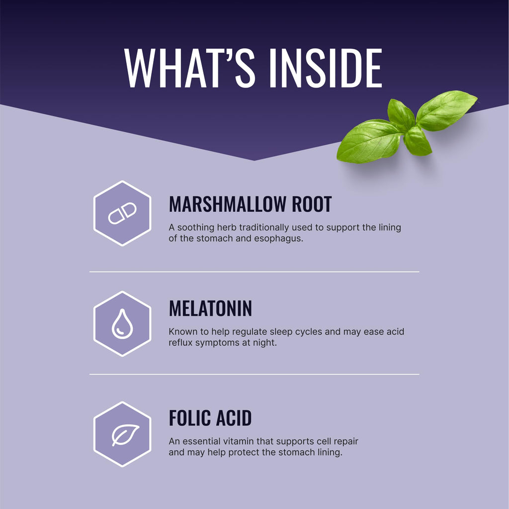 Approved Science® Acid Reflux Support - with Melatonin, Marshmallow Root, L-Taurine -180 Capsules - Vegan - TrustMedUSA
