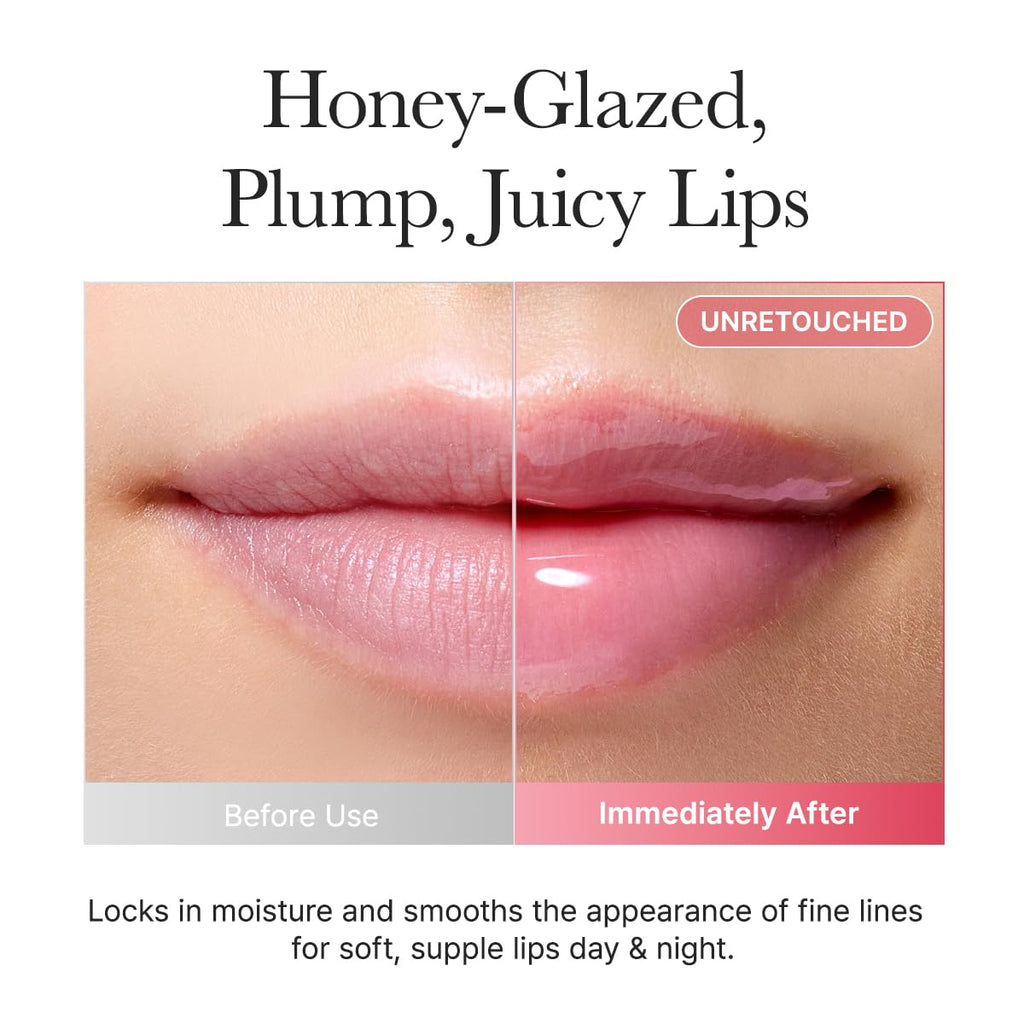 Arencia Honey Glazed Collagen Lip Mask, Overnight Lip Treatment with Collagen and Honey, 0.52 oz - TrustMedUSA