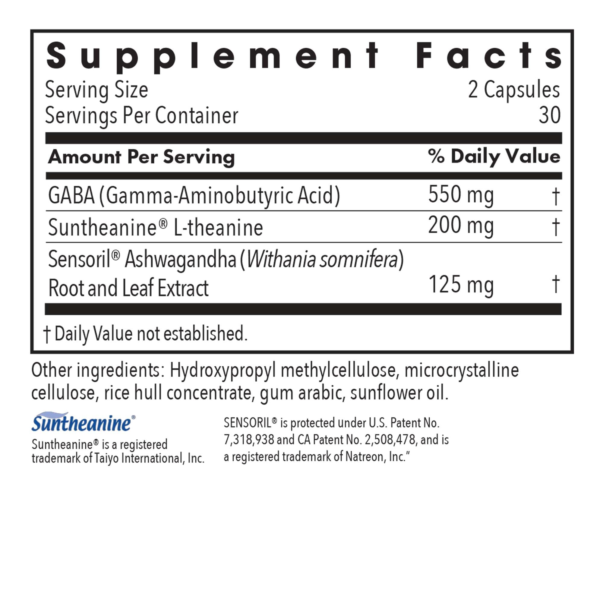 ARG Zen Adapt - 200 mg L-Theanine, 125 mg Ashwagandha & 550 mg GABA - Supports Stress Response and Calmness - Vegetarian Capsules - Hypoallergenic Formula - 30 Servings - 60 Capsules - TrustMedUSA