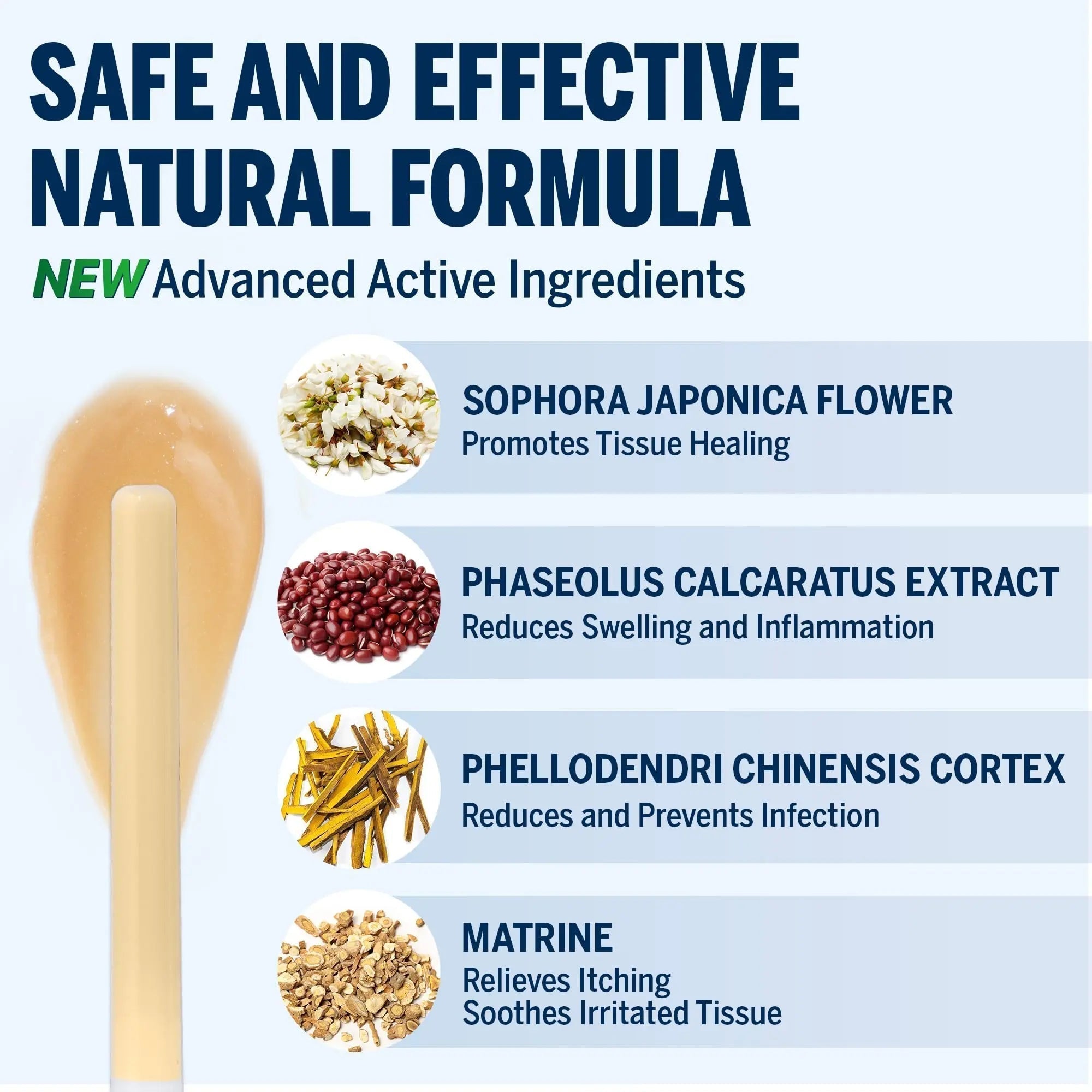 Ariella Hemorrhoid Treatment Suppository Gel: Natural & Herbal - Relieve Itching Burning Discomfort - Internal Relief - New Rounded Applicator - Nighttime Use (Pack of 6) - TrustMedUSA