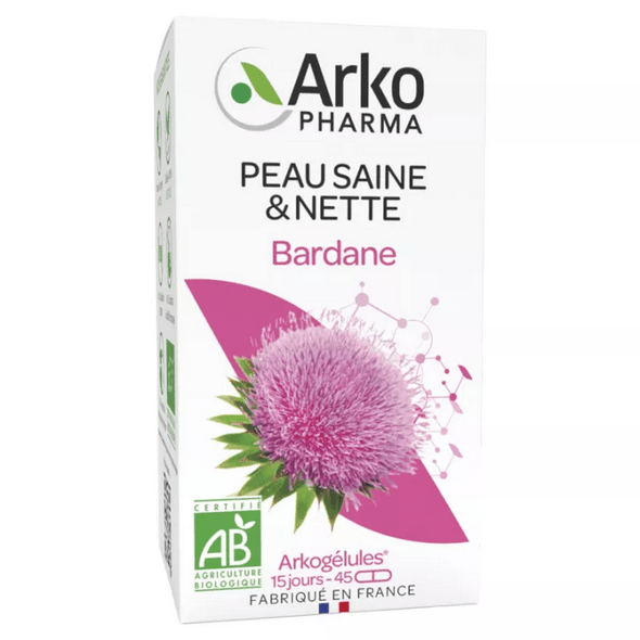 Arkocaps Bardane Peau Saine et Nette Bio - TrustMedUSA