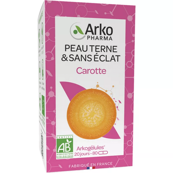 Arkocaps Carotte Peau Terne & Sans Éclat 80 capsules - TrustMedUSA
