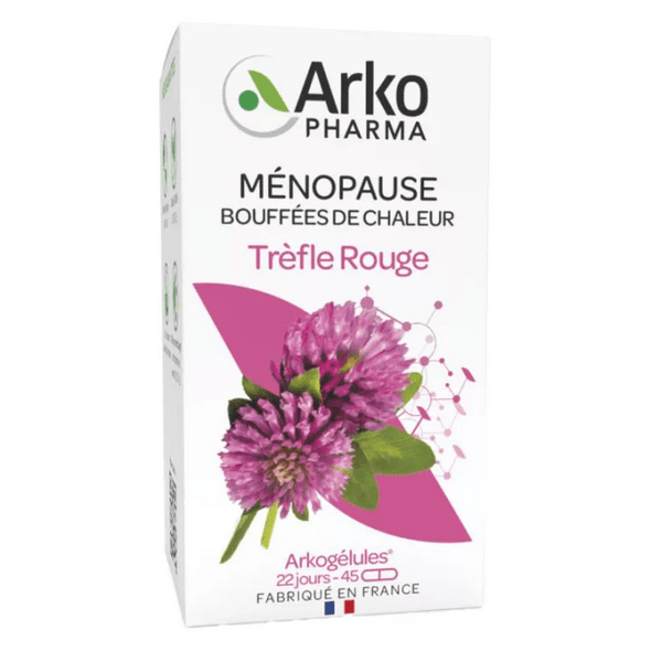 Arkocaps Trèfle Rouge Menopause Bouffées de Chaleur 45 capsules - TrustMedUSA